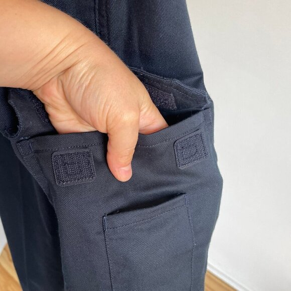 Opal Navy Blue Tough Cargo Pants Montreal 34' x 32' Men's, Eight Pockets - Picture 5 of 15
